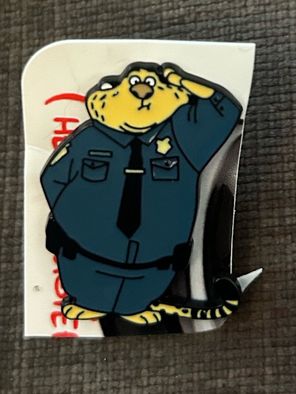 Disney zootopia officer clawhauser pin